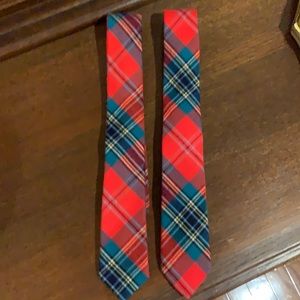 (2) brothers plaid Crewcuts ties